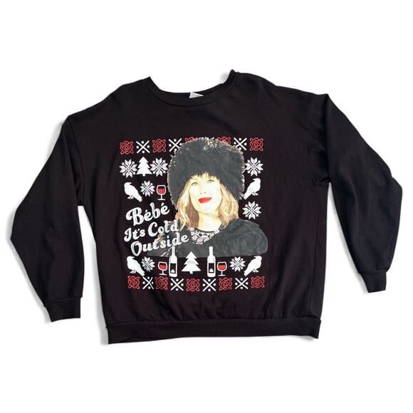 Schitts Creek “Bebe It’s Cold Outside” Ugly Holiday Sweater size XXL - Picture 2 of 7